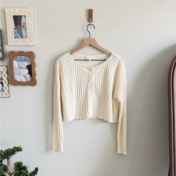 Bohme Pointelle Cropped Top - Picture 5 of 6